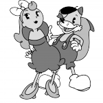 Fleish and Cherry in “Crazy Hotel”