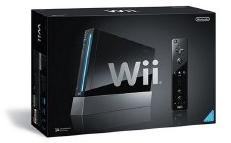 Se viene un modelo de Wii de color negro
